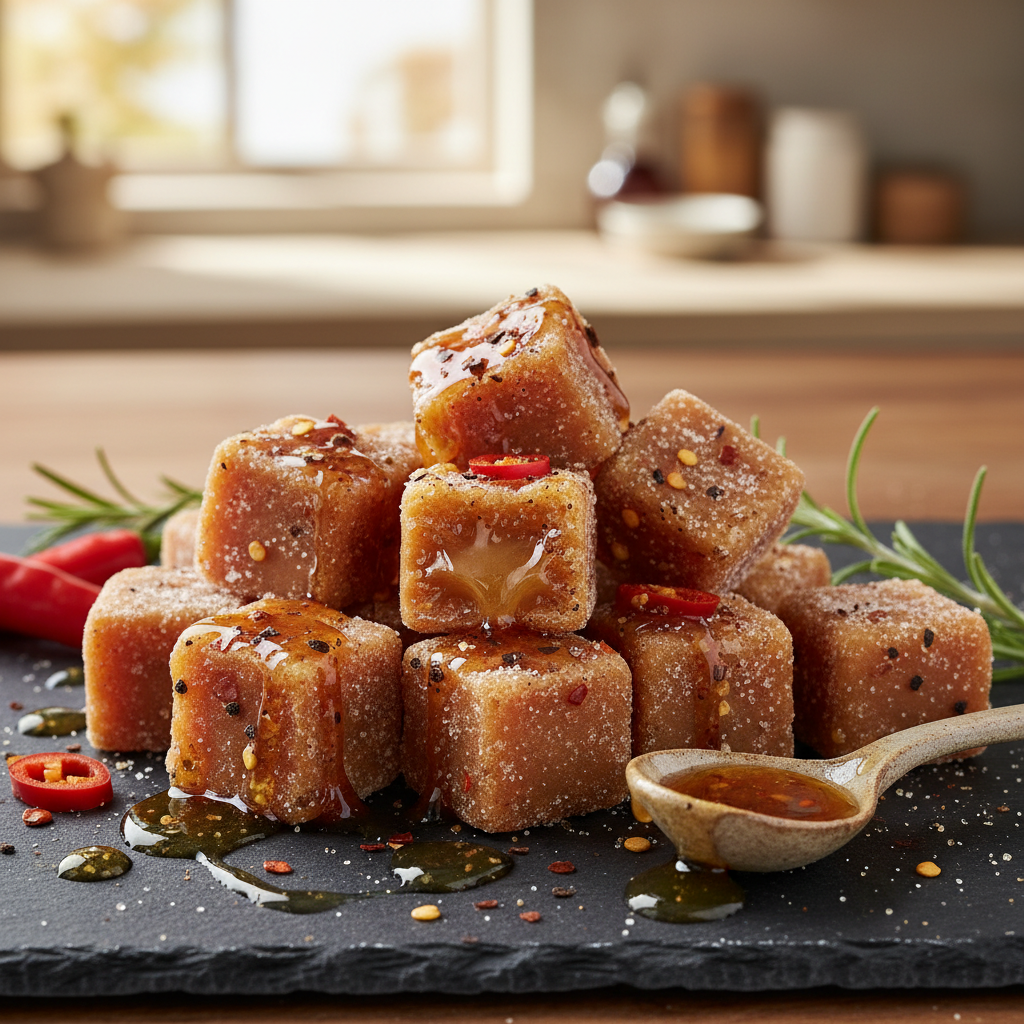 Hot Honey Butter Caramels