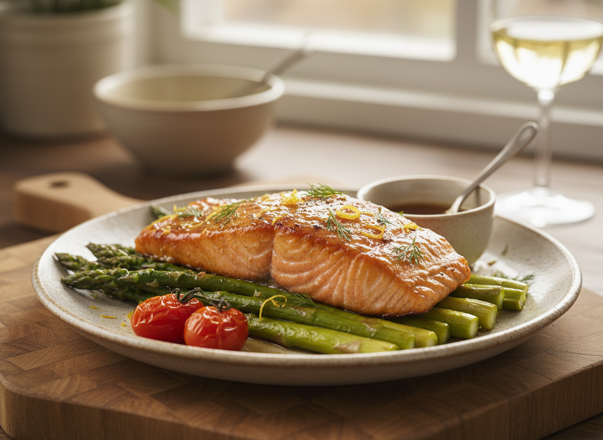 Honey Glazed Salmon