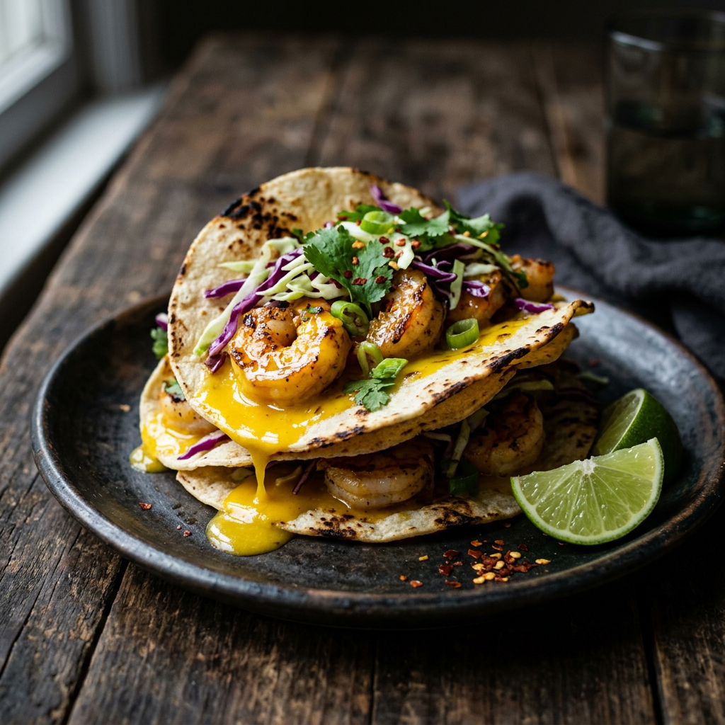 Scorpionino Citrus Shrimp Tacos